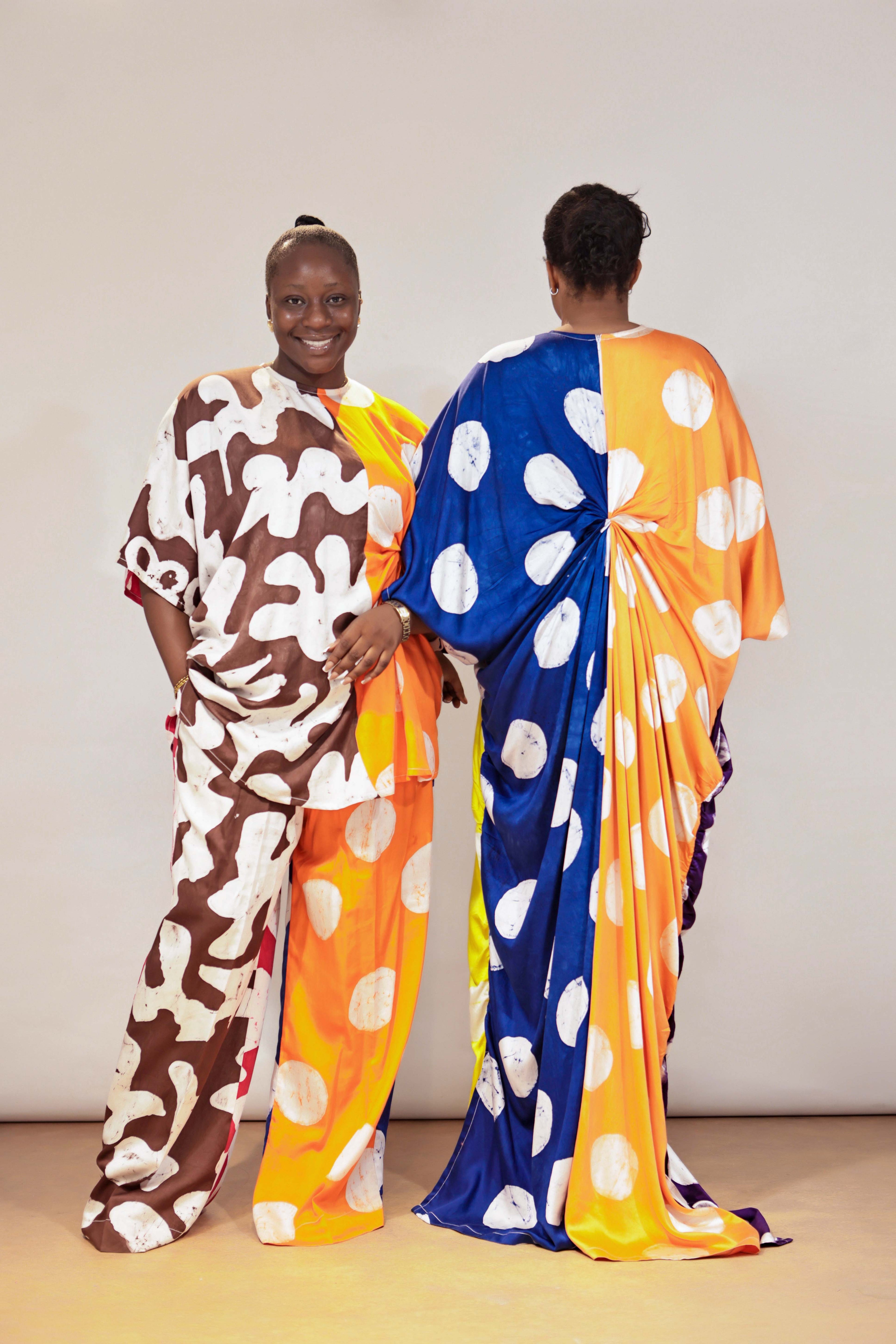 The KIISHI Silk Ruched Top Pant Set