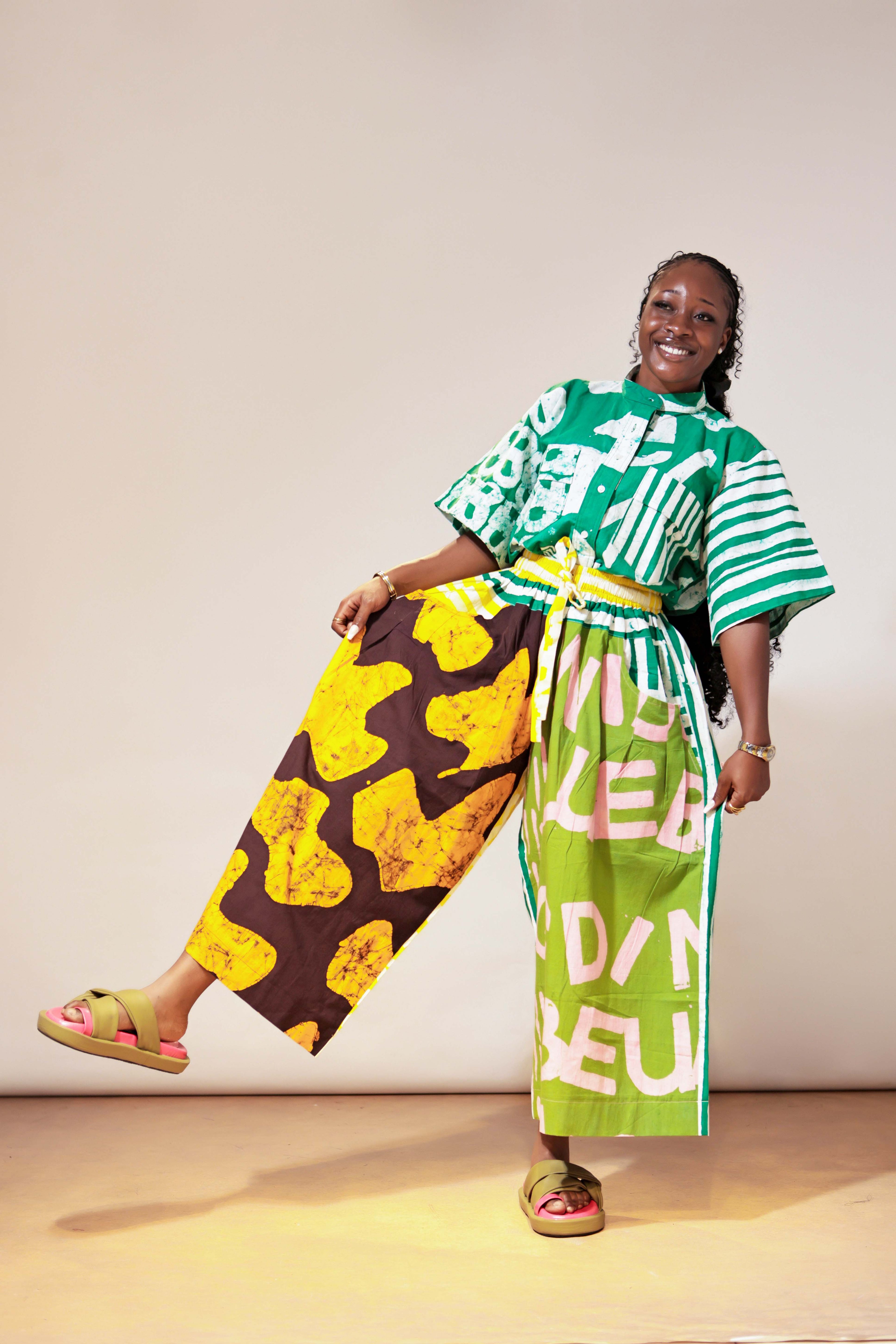 The mix Colour Kembe wild leg Culotte
