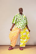 The Mix Colour Ajiun Kembe horseshoe Pant Set