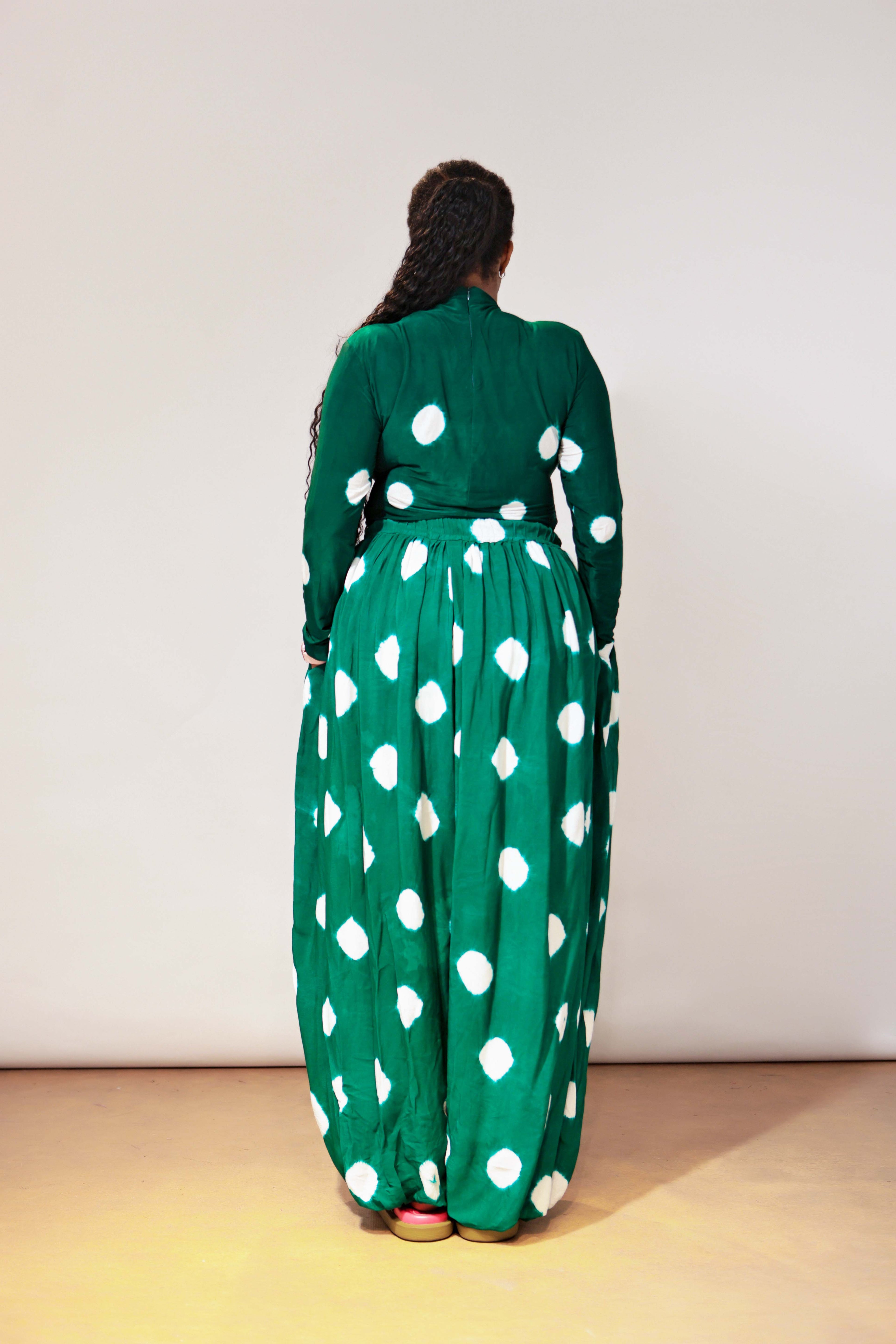 The Adire Oniko Balloon Pant et Body Top Set