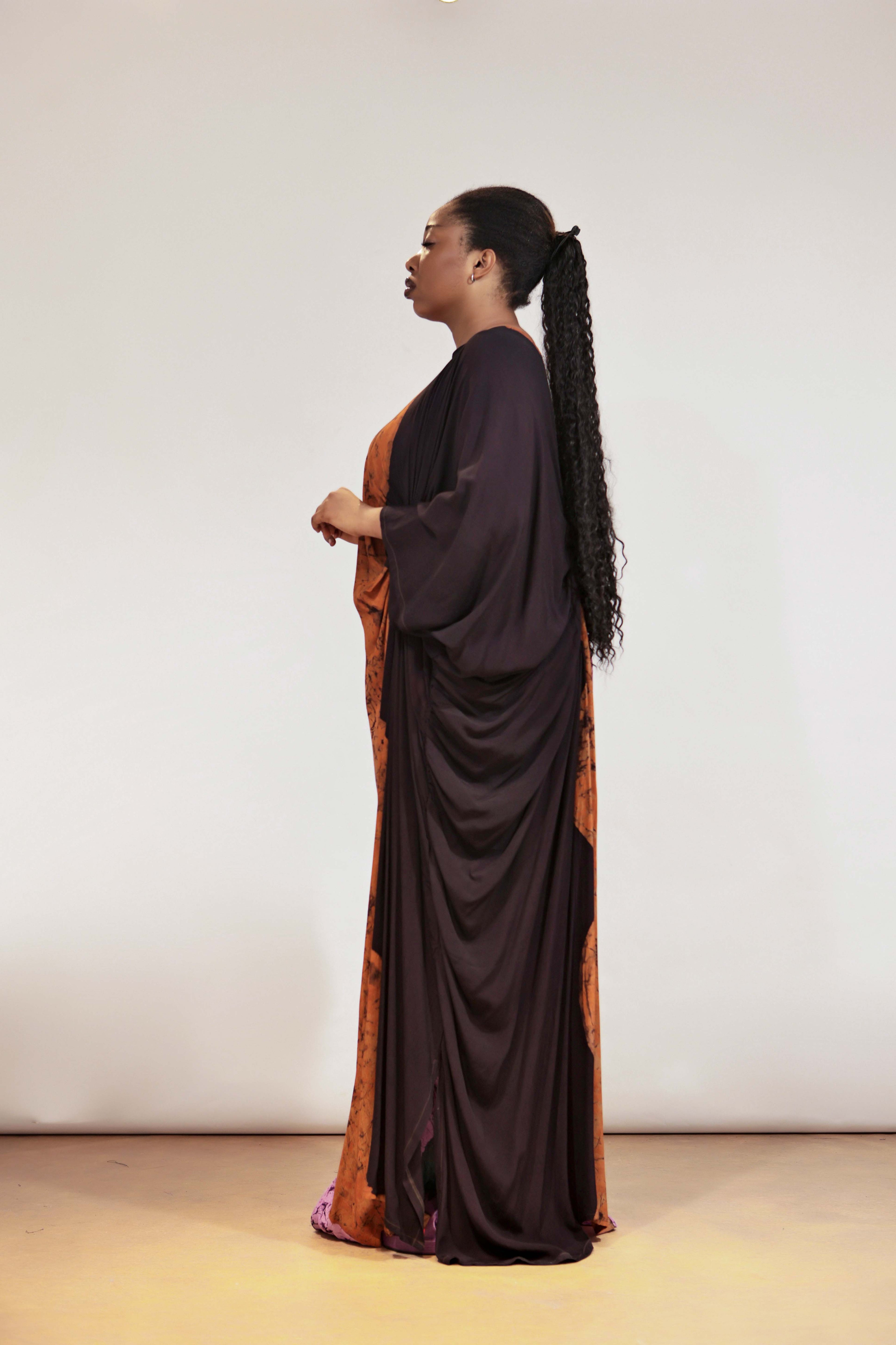 The KIISHI Dress (Brown)