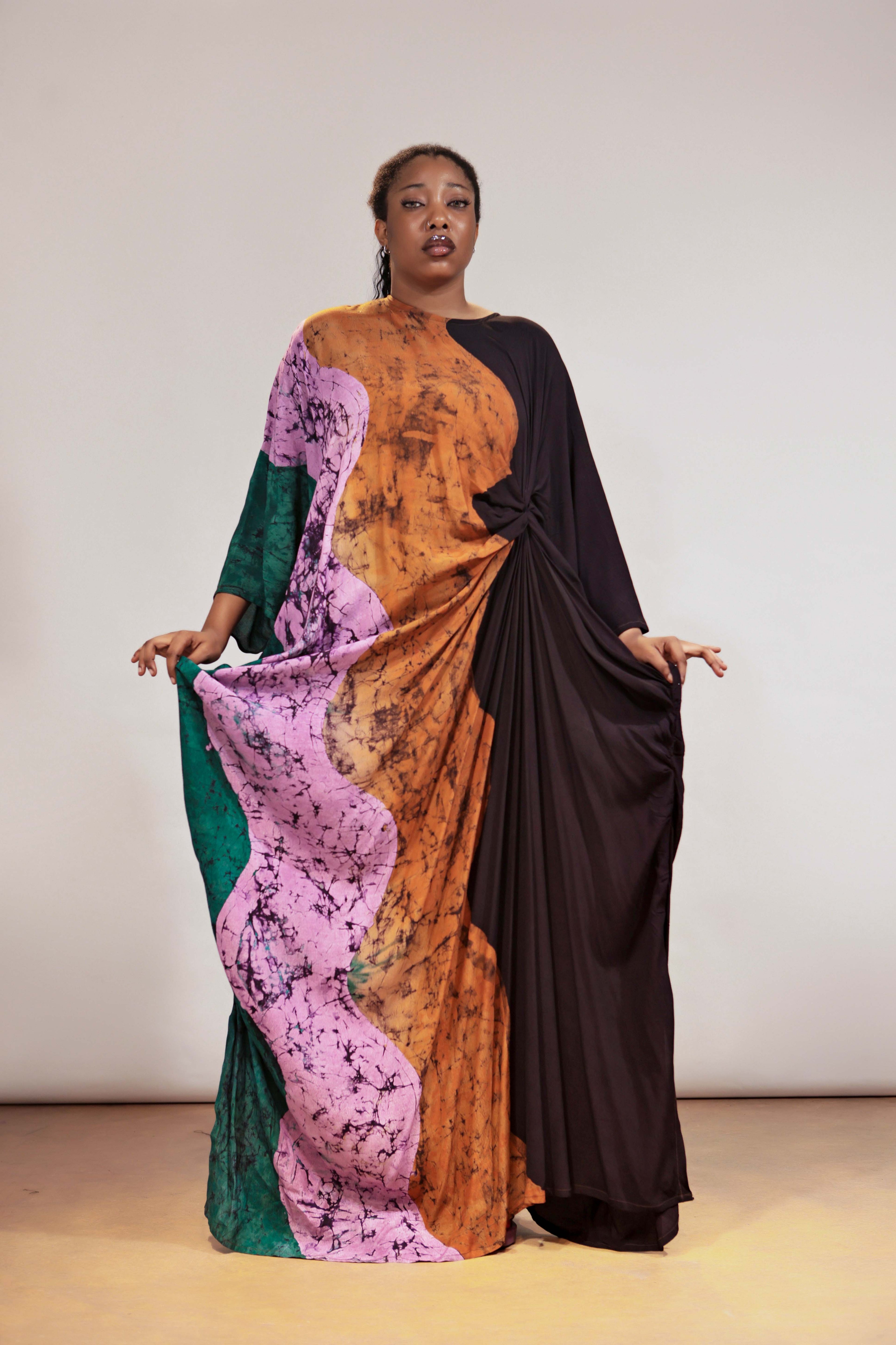 The KIISHI Dress (Brown)