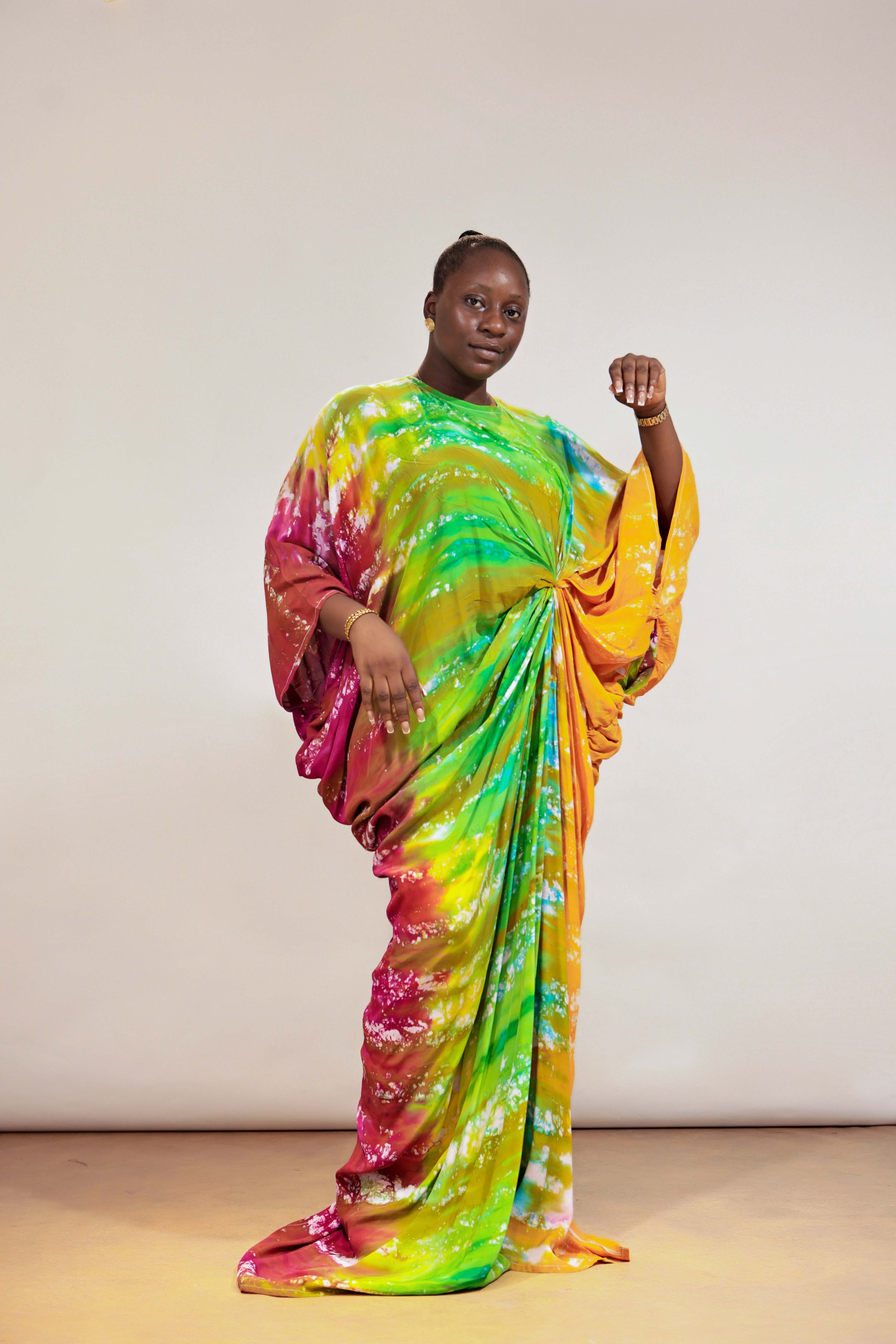 The burst of Colours KIISHI dress