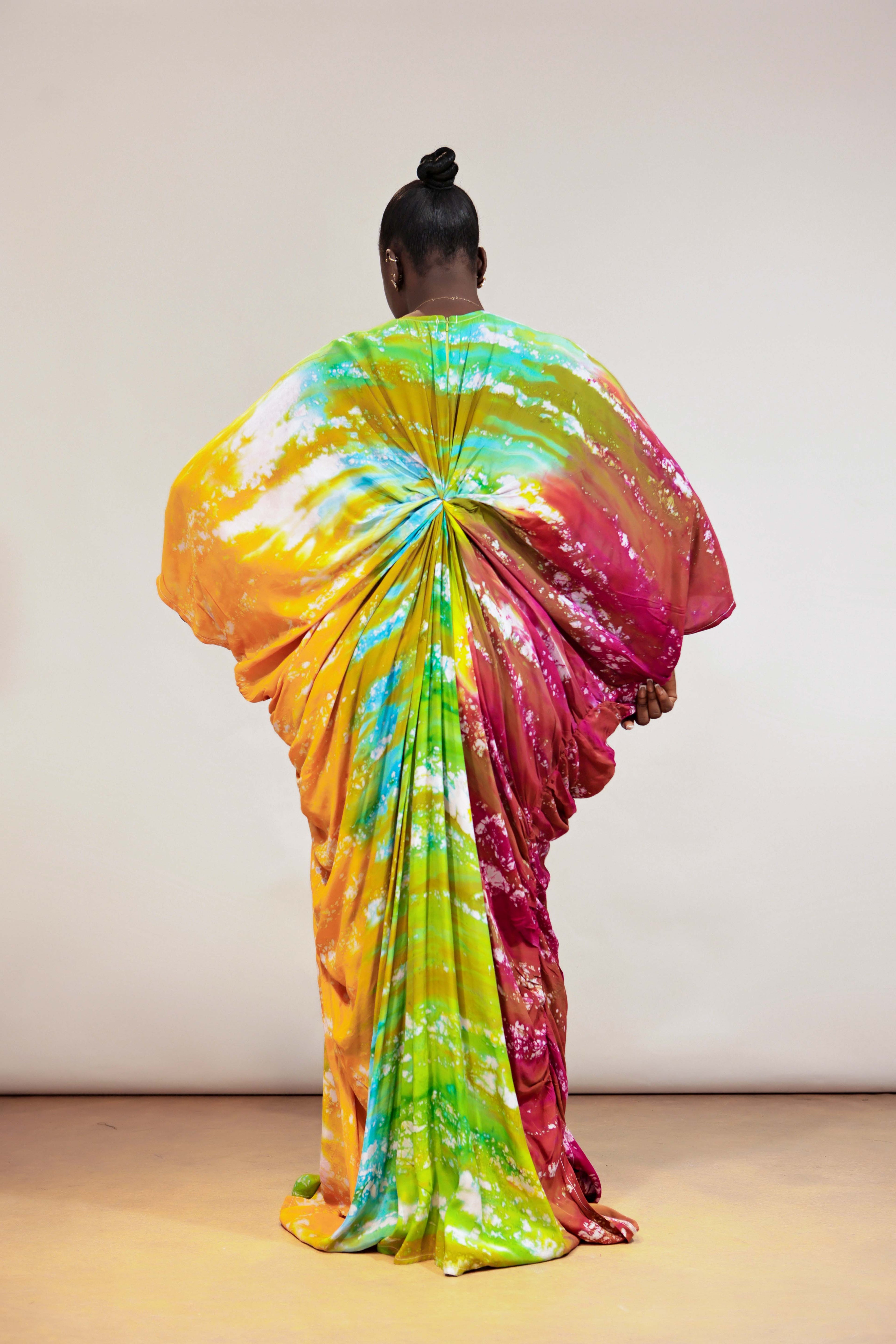 The burst of Colours KIISHI dress