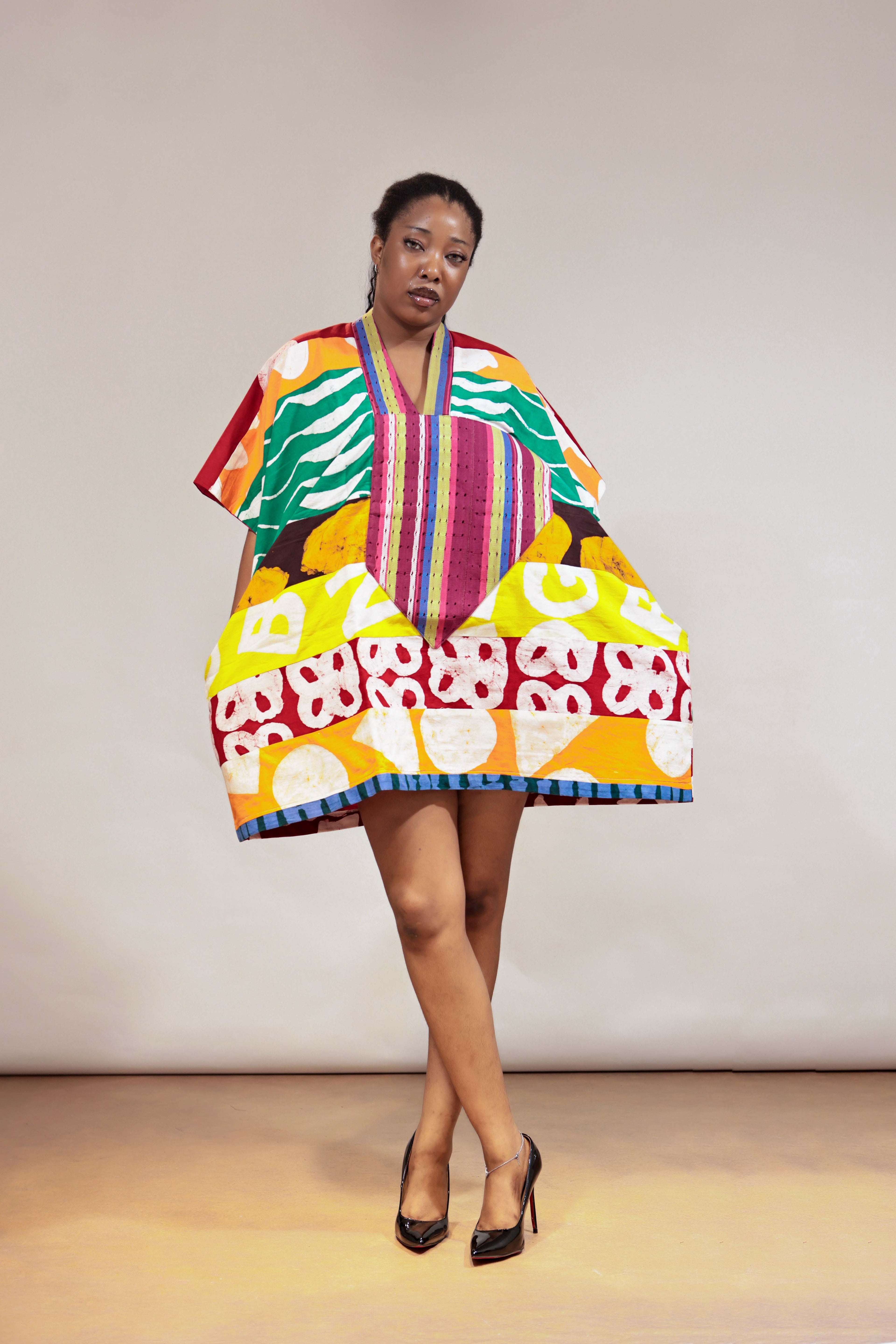 Luxe Mini Colourblock OLOLADE Agbada