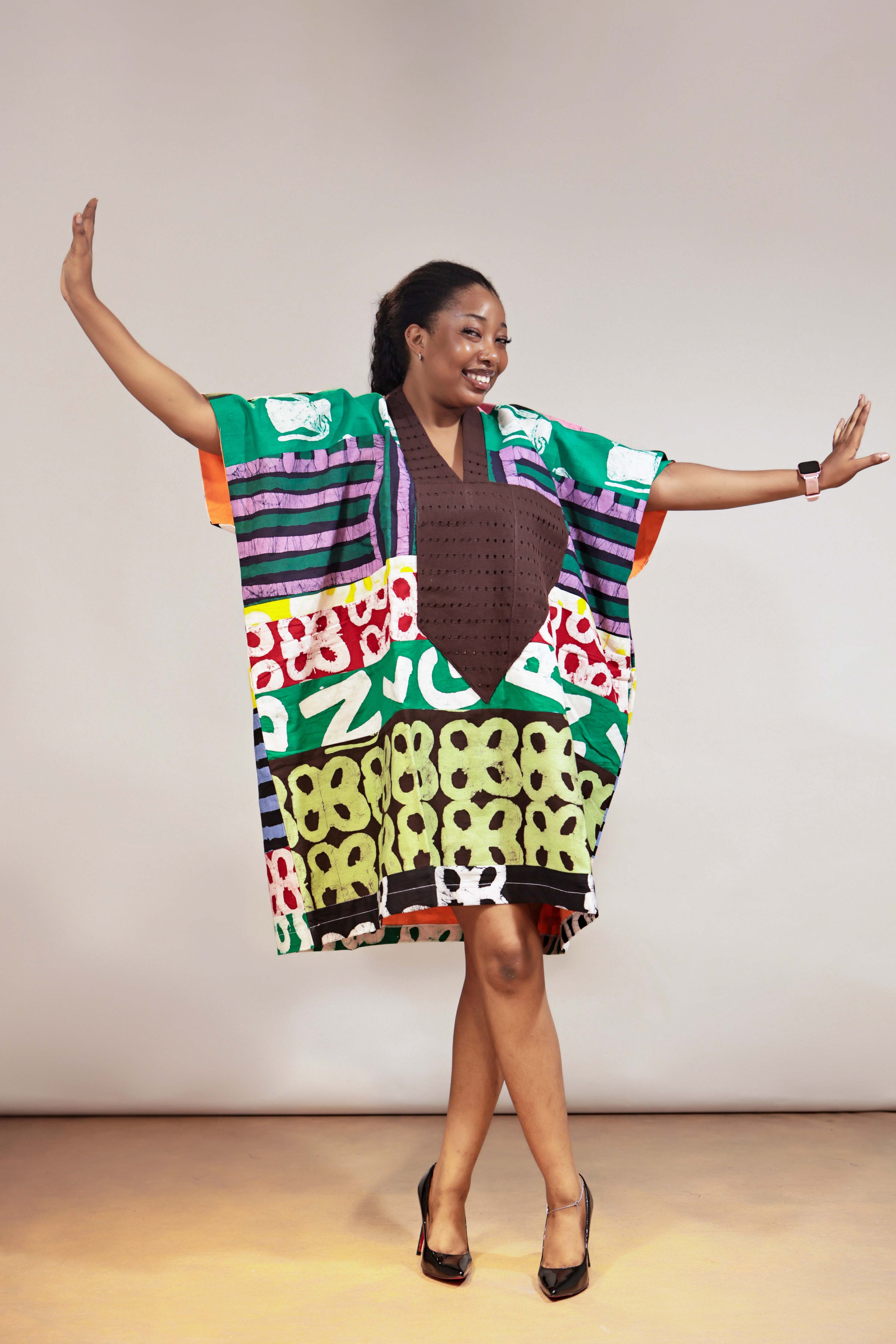 Luxe Mini Colourblock OLOLADE Agbada