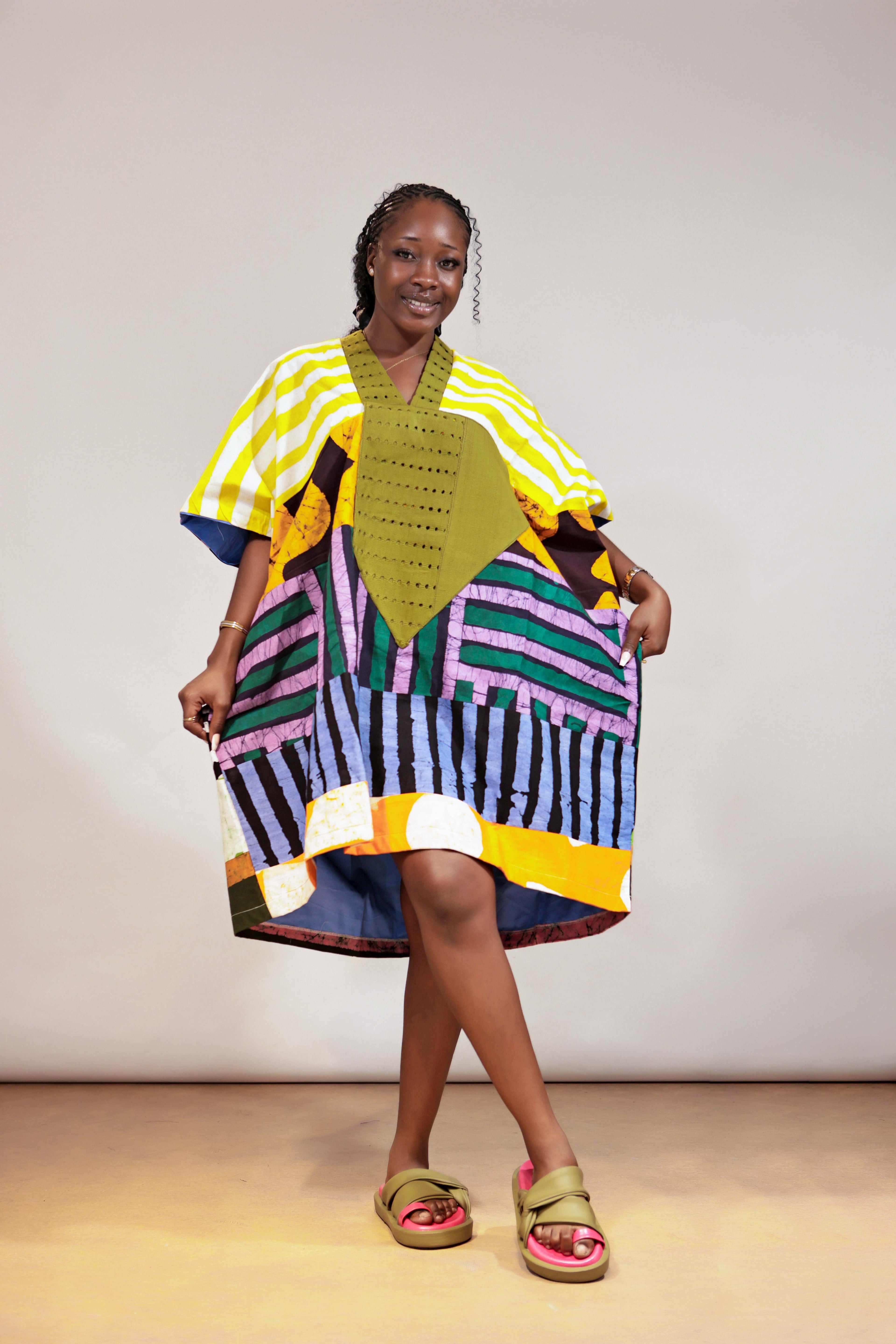 Luxe Mini Colourblock OLOLADE Agbada