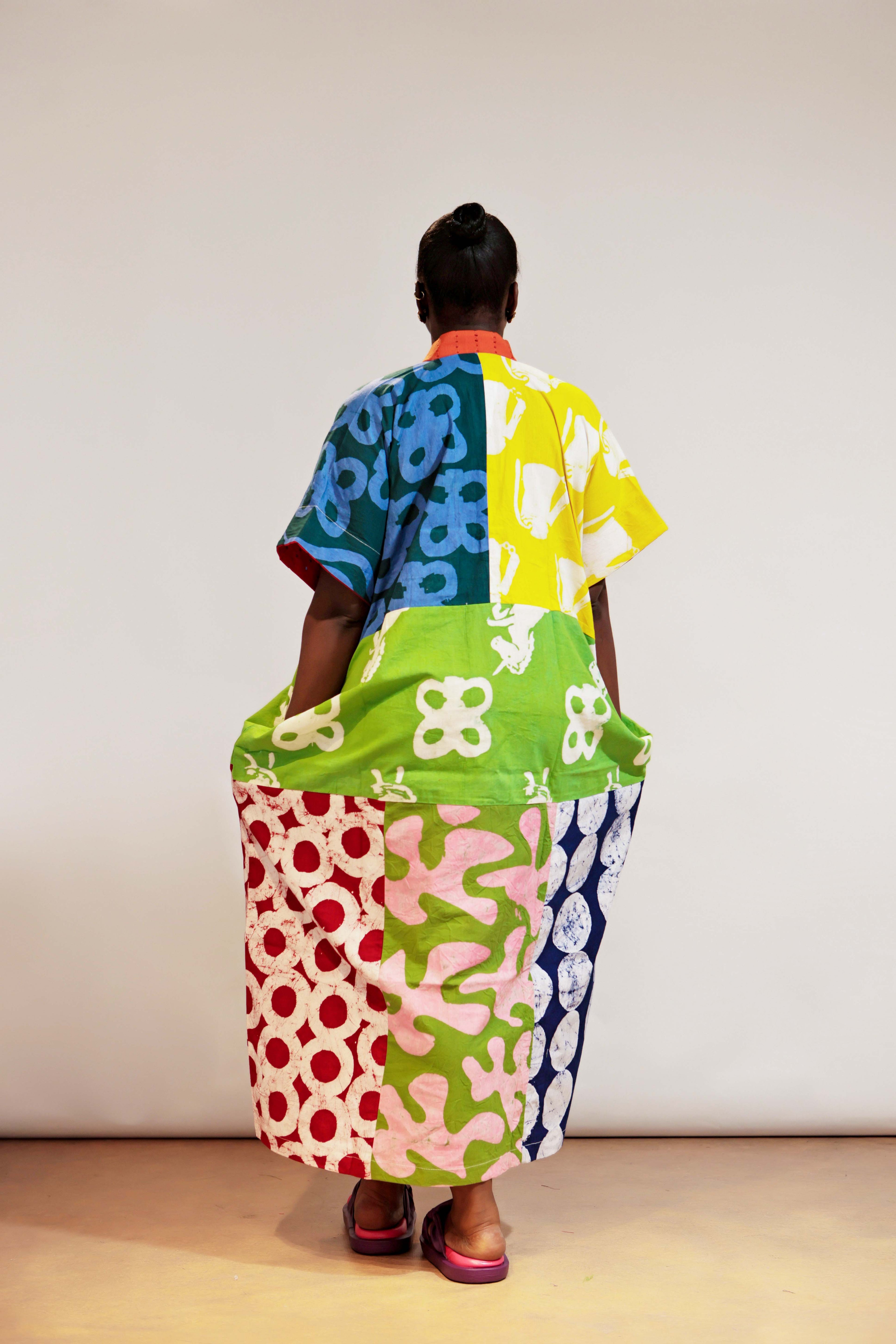 Luxe Midi Colourblock OLOLADE Agbada