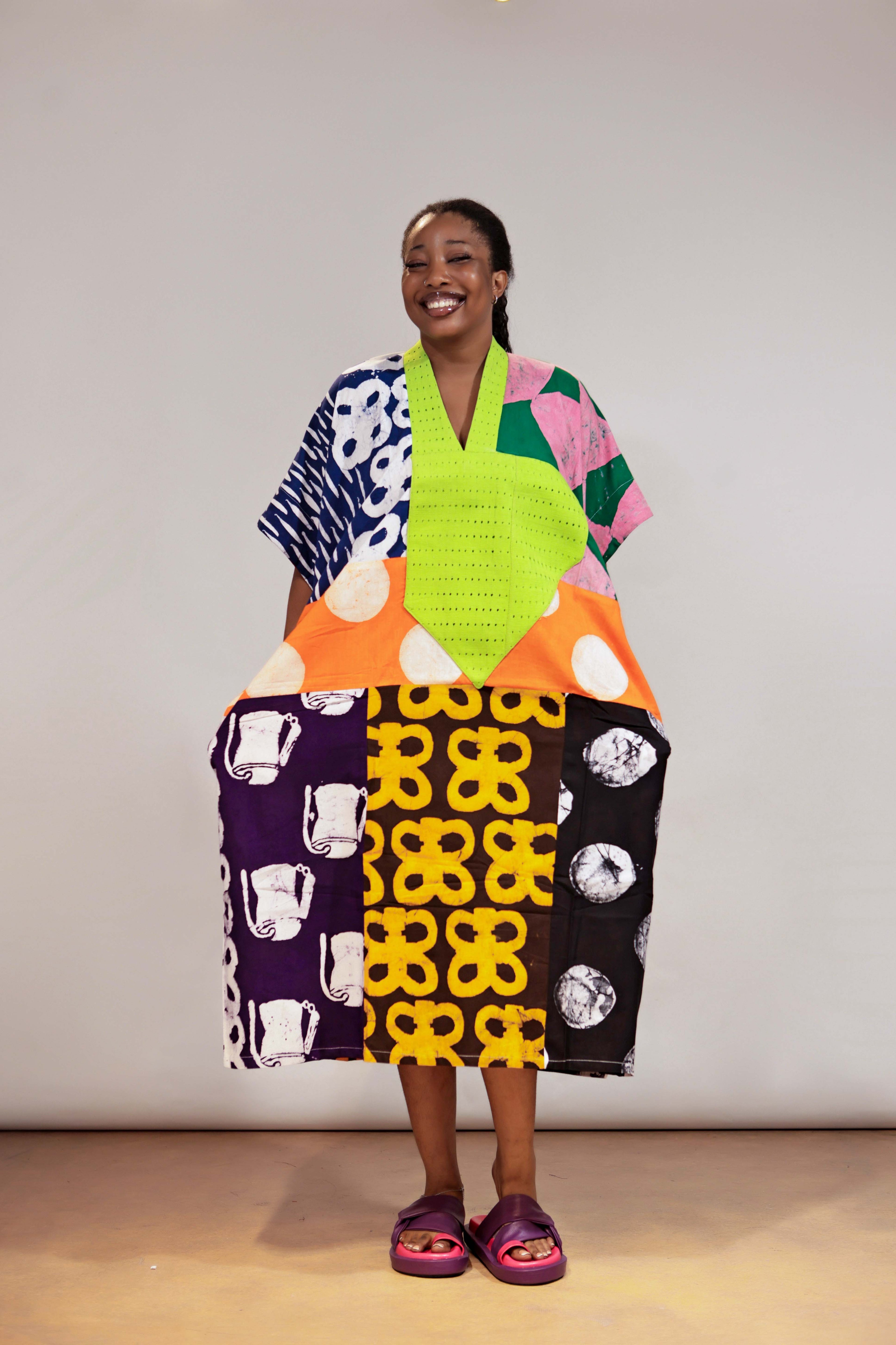 Luxe Midi Colourblock OLOLADE Agbada