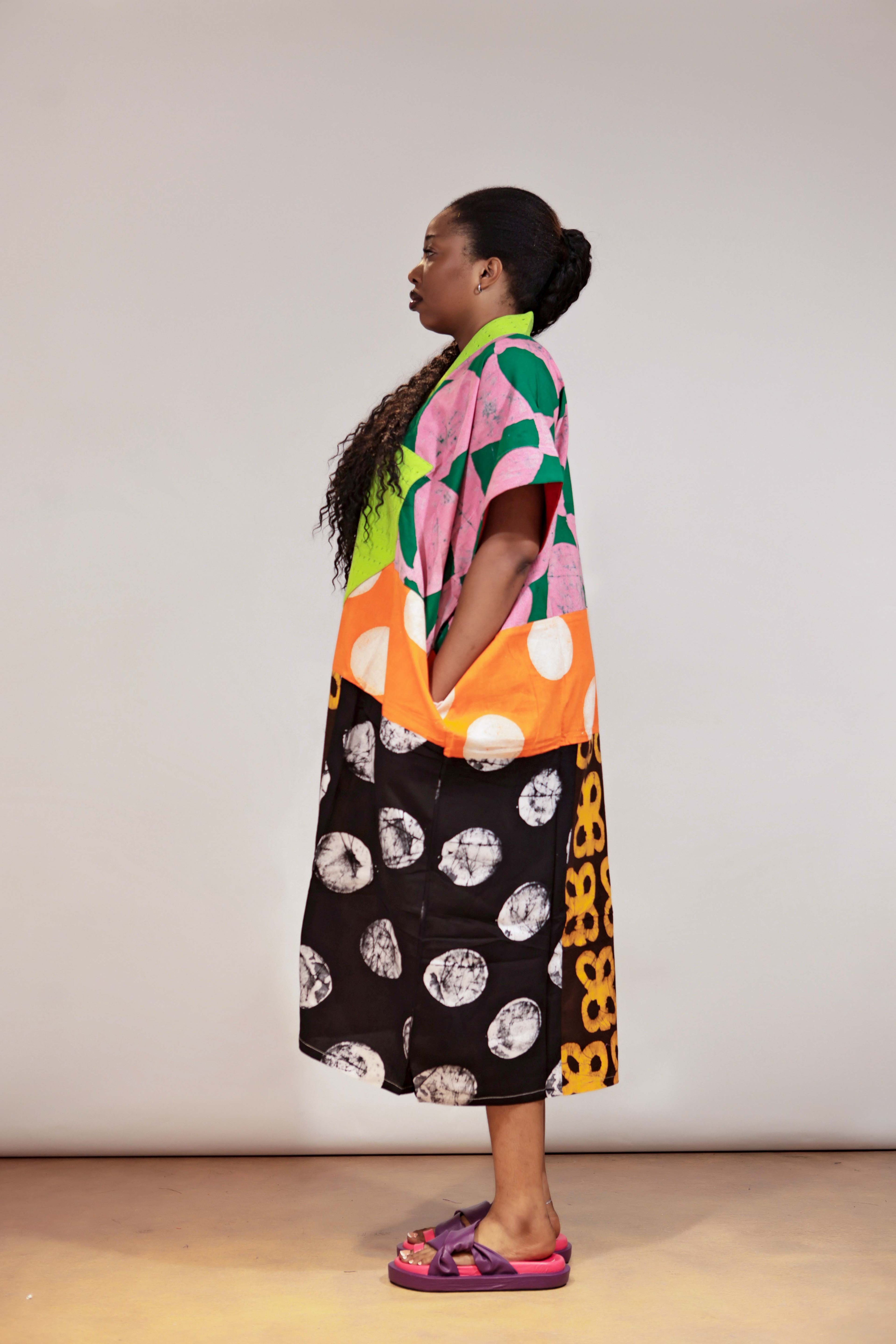 Luxe Midi Colourblock OLOLADE Agbada