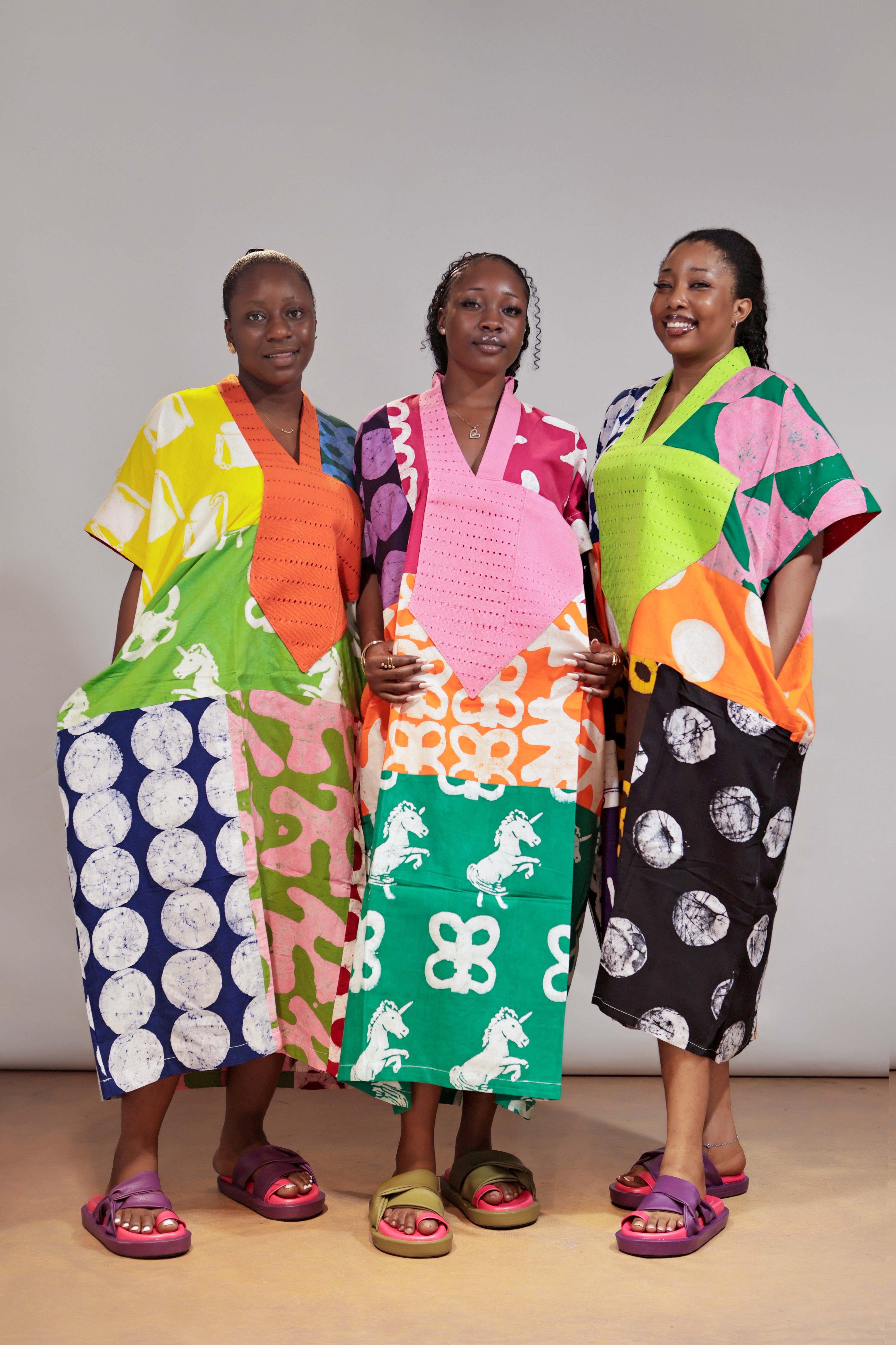 Luxe Midi Colourblock OLOLADE Agbada