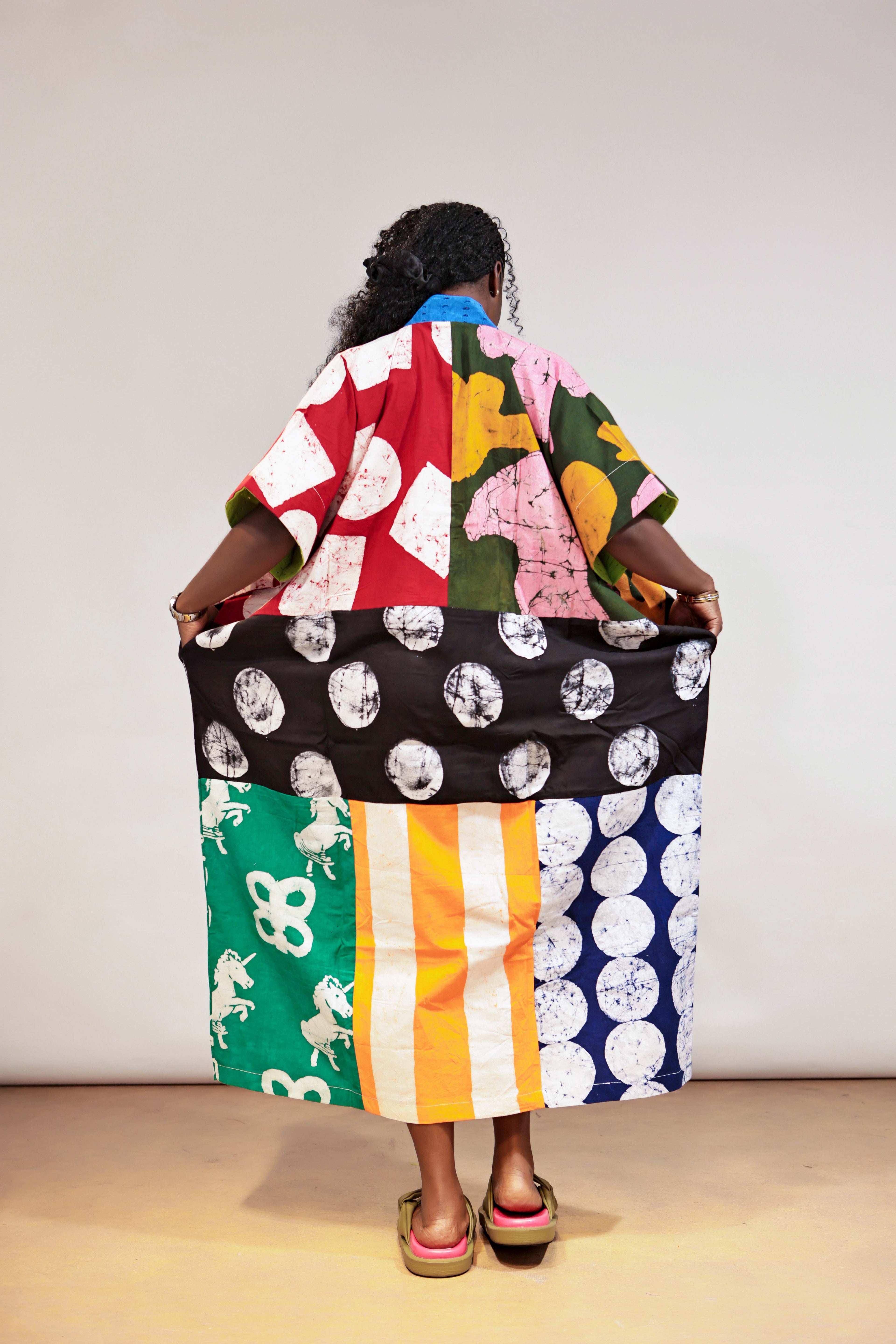 Luxe Midi Colourblock OLOLADE Agbada