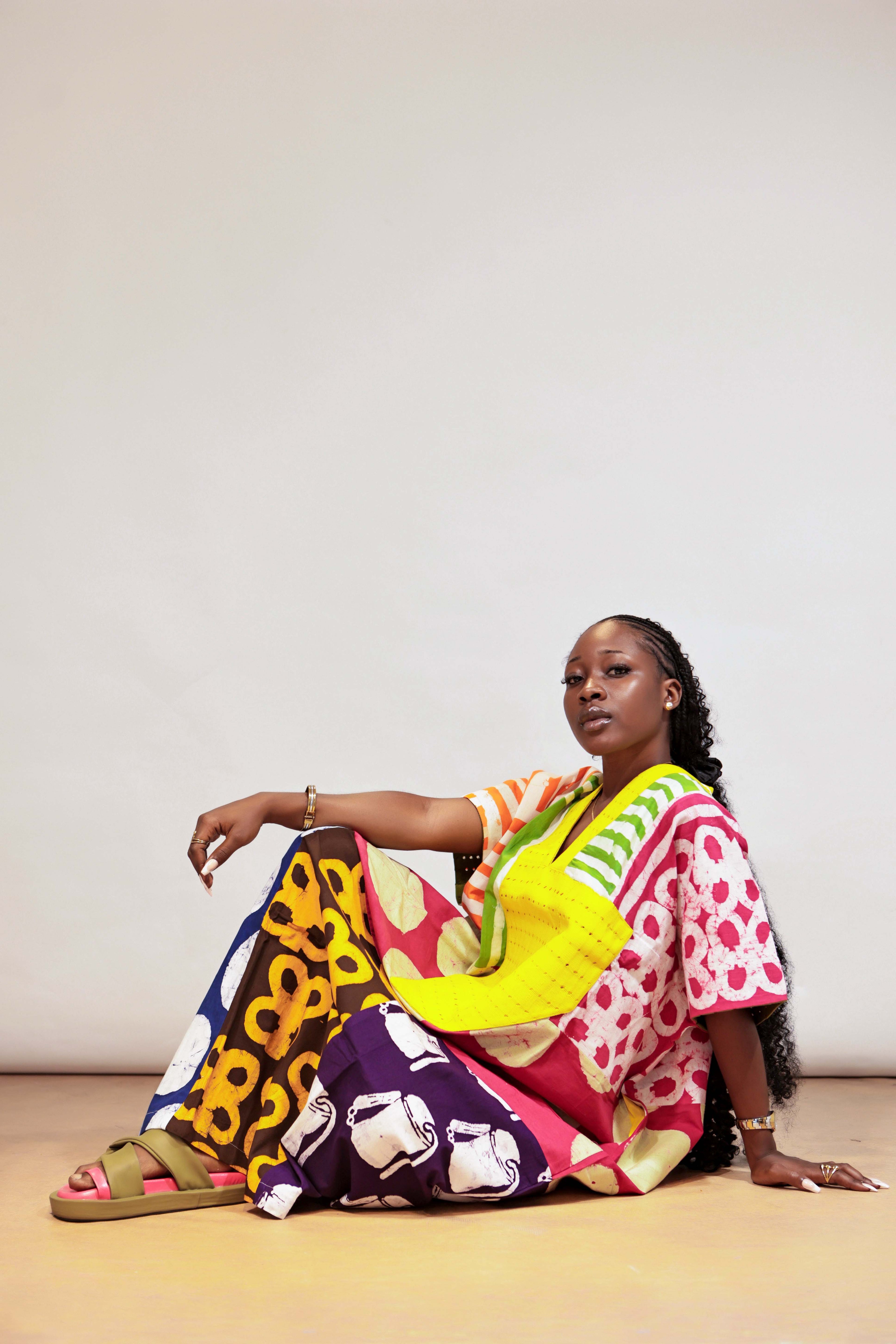 Luxe Midi Colourblock OLOLADE Agbada