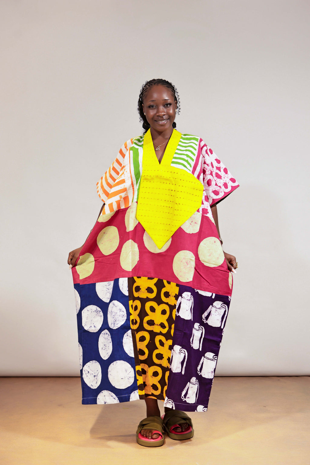 Luxe Midi Colourblock OLOLADE Agbada