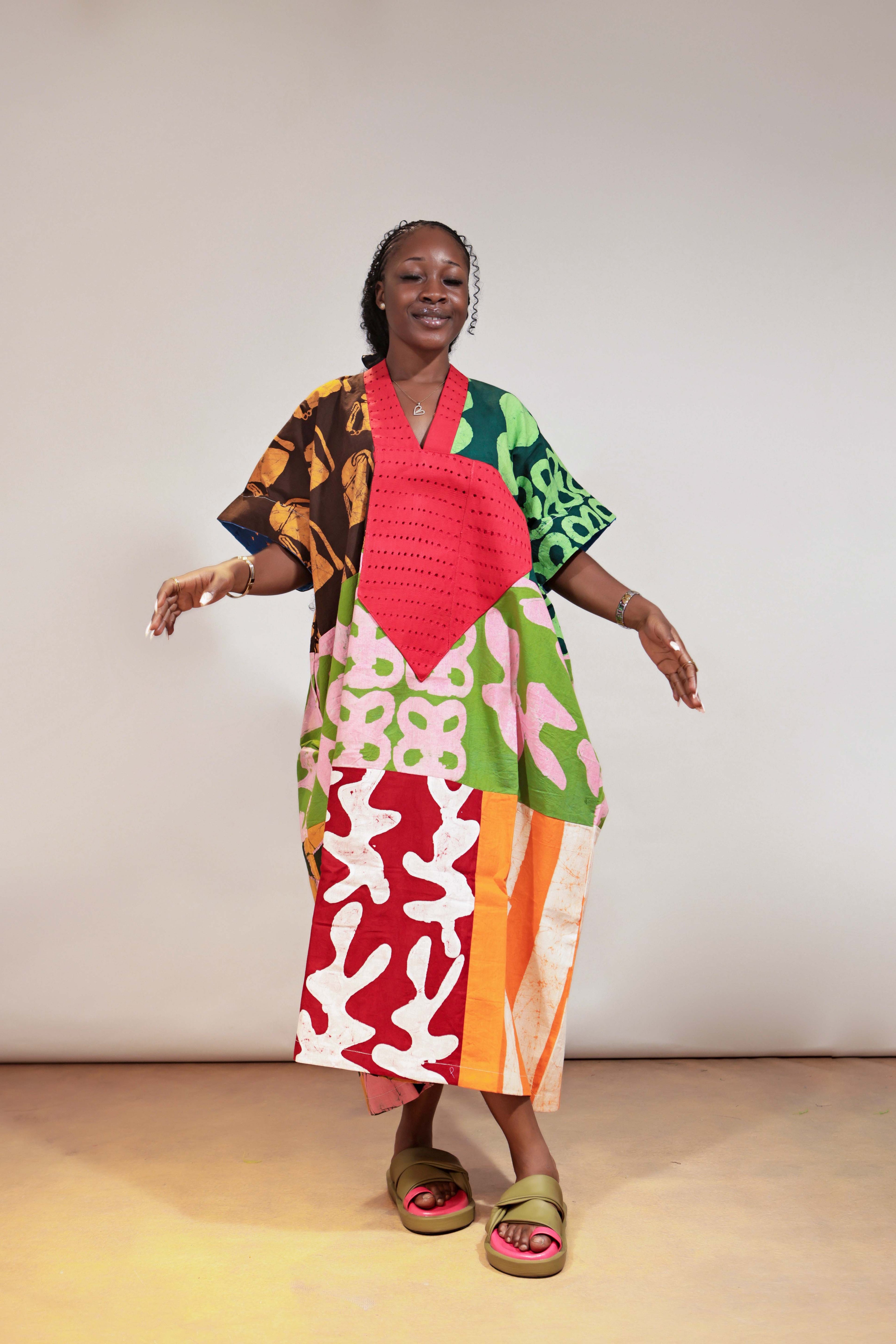 Luxe Midi Colourblock OLOLADE Agbada
