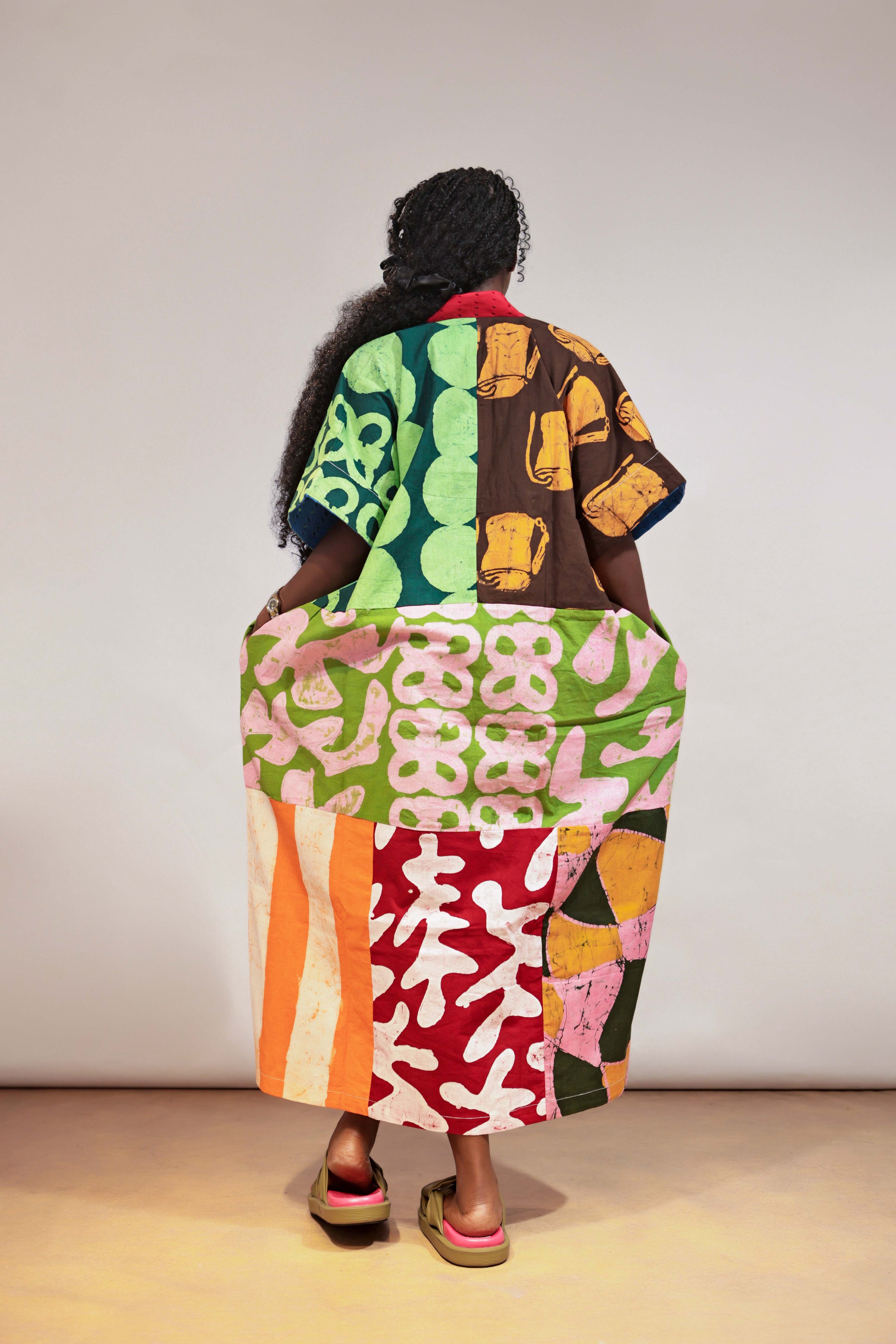 Luxe Midi Colourblock OLOLADE Agbada